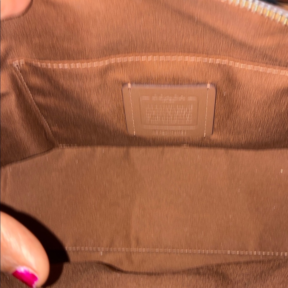 Coach Brown Leather Satchel - Picture 14 of 16
